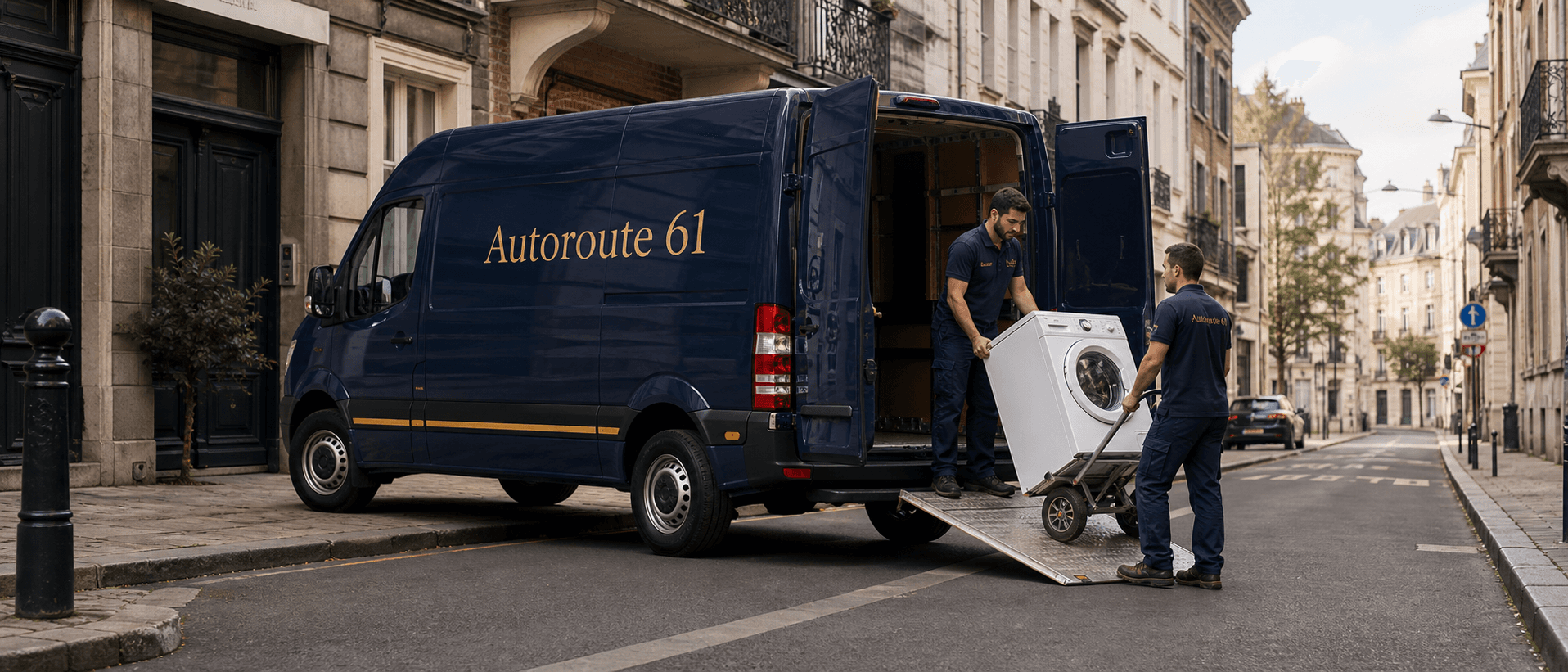Flotte Autoroute61 — du Sprinter urbain au camion hayon
